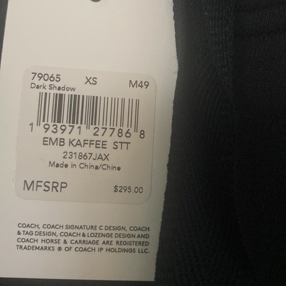 COACH Rexy the Dinosaur Hoodie Kaffe Fassett xs - Picture 3 of 5